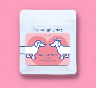 The Naughty Dog - Kolumbia, Valentine's Coffee - 200g