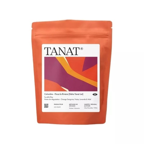 kawa TANAT Coffee - Kolumbia Finca La Riviera, Sidra - 200g