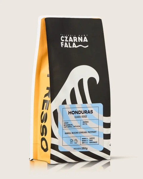 kawa Czarna Fala - Honduras Guara Verde, Espresso- 250g