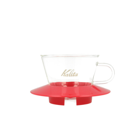 Kalita - Wave 155 szklany dripper - różowy