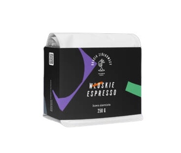 Kawa włoskie epresso mieszanka arabica i robusta z palarni Bracia Ziółkowscy